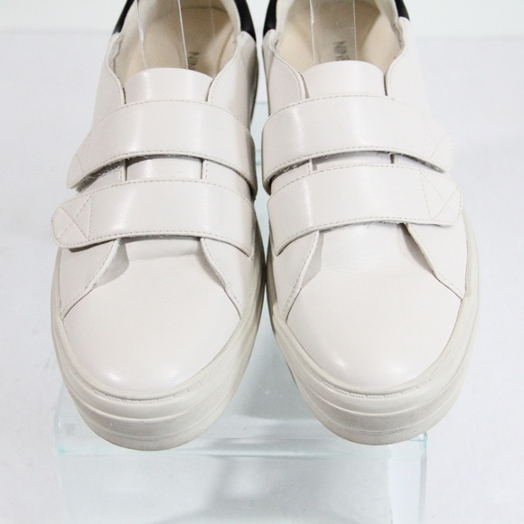 Nine West Fashion Sneaker sz 9.5 Women Platform Shoe Faux Leather - Picture 8 of 11